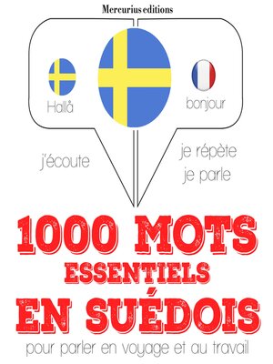 cover image of 1000 mots essentiels en suédois